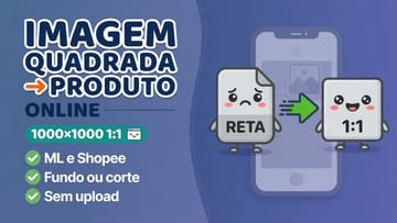 Imagem quadrada produto online